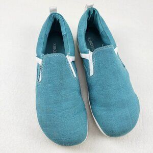 Xero Shoes Aptos Slip On Shoe Women 10 Turquoise Barefoot Minimalist Hemp Casual